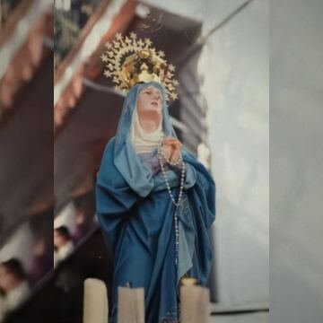 Primera imagen de la Virgen de la Amargura