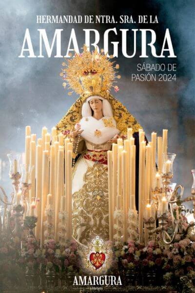 Cartel anunciador procesional 2024 - Hermandad de la Amargura de Marbella