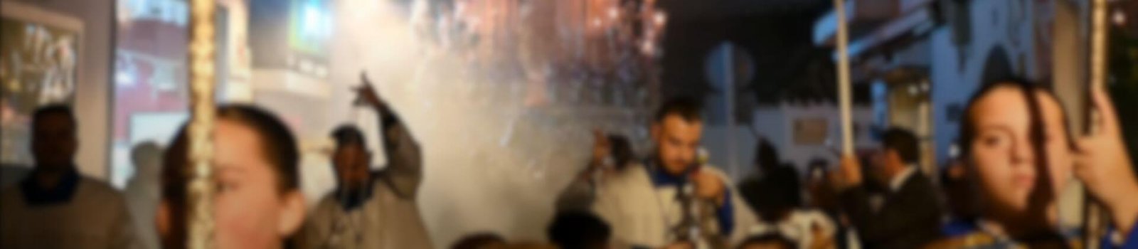 Banner de enseres de la Hermandad de la Amargura de Marbella - Patrimonio litúrgico