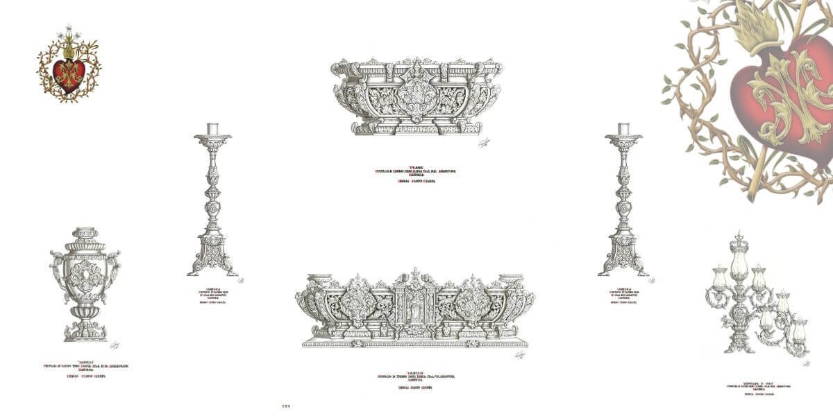 Diseño y construcción del trono de Nuestra Señora de la Amargura de Marbella